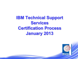 Certification process