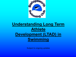 LTAD in Swimming: Long Term Athlete Development Guide