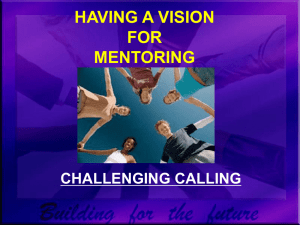 Mentoring & Accountability