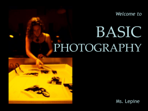Basic Still Photography