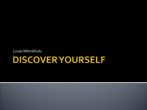 DISCOVER YOURSELF