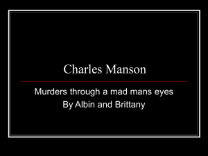 Albins Charles Manson