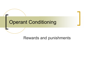 Operant Conditioning