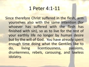 1 Peter 4 & Motivational Gifts: A Church Presentation