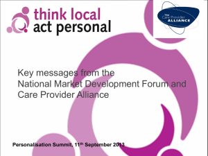 Bill Mumford - Think Local Act Personal
