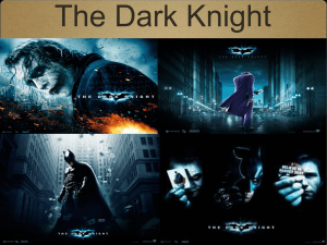 The Dark Knight: Social Contract Philosophy Essay
