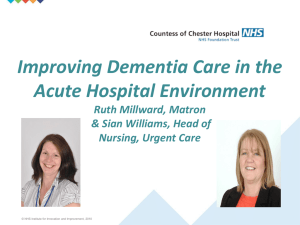Improving Dementia Care in Acute Hospitals: A Presentation