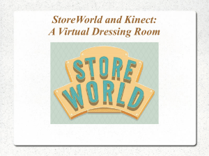 A Virtual Dressing Room StoreWorld