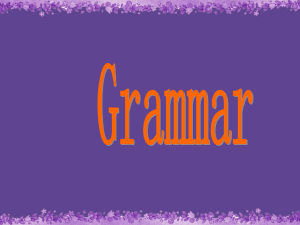 动名词/ Gerund