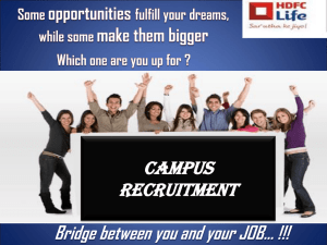 HDFC Life Campus Recruitment Process: Interview Guide