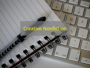 Creative Nonfiction