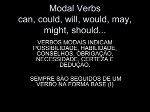 Modal Verbs