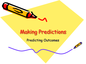 Predicting Outcomes Worksheet: Reading Comprehension Skills