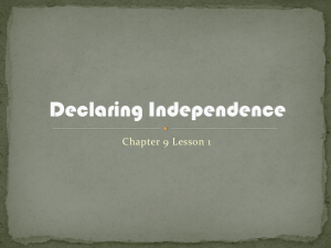 Declaring Independence