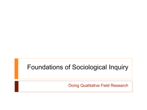 The Practice of Social Research