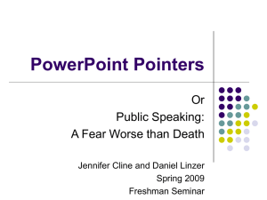 PowerPoint Pointers