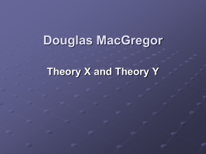 Theory Y - Business Studies A Level for WJEC