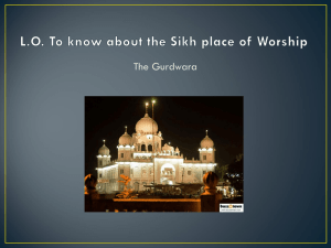 The Golden Temple – By Ravinderpal Singh (U.K.)