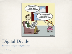 Digital divide.key - Per Flensburgs hemsida