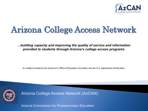 Arizona College Access Network Presentation