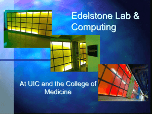 Edelstone and Computing - University of Illinois at Chicago