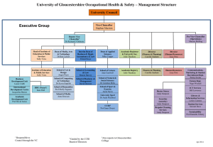 Organisation Chart - Insight – University of Gloucestershire