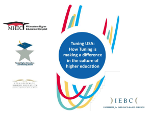 How Tuning is making a difference (ppt)