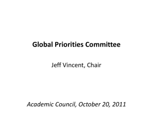 Background #3 - Academic Council
