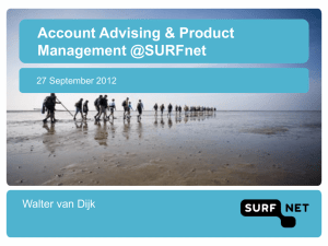SURFnet, Walter van Dijk