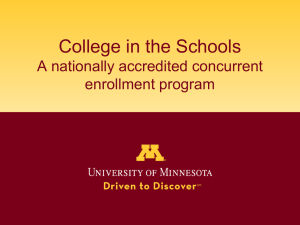 insert your school name here - College of Continuing Education