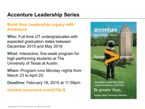 Accenture Leadership Series