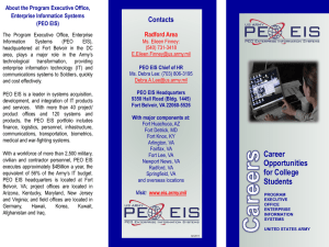 Army Internship Opportunity 2011 - Business Information Technology