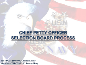 FY-03 Reserve E8/9 Selection Board