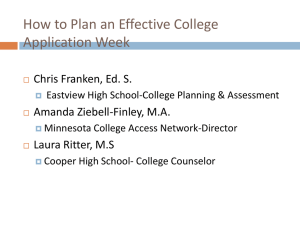 College Application Week - Iowa Association for College Admission