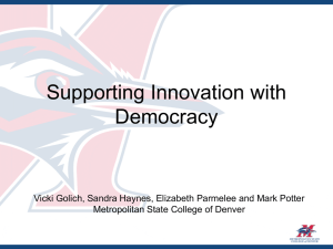 Democracy in a Time of Uncertainty - American Association of State