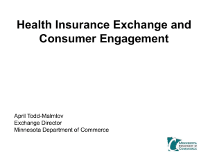 April Todd-Malmlov, Minnesota Department of Commerce, Health