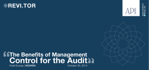Control for the Audit