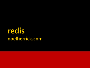 Basics of Redis