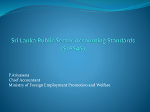 SLPSAS: Sri Lanka Public Sector Accounting Standards