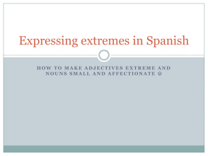 Expressing Extremes in Spanish: Adjectives & Nouns