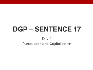 DGP Sentence 17: Grammar Practice Worksheet
