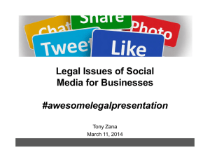 Trademark Enforcement in Social Media