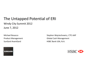 ERI: Untapped Potential in Wire Transfers | Windy City Summit 2012