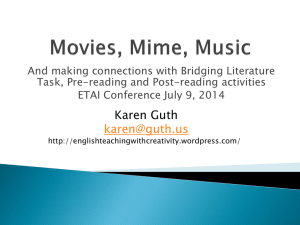 Movies, Mime, Music