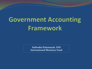 Government accounting and chart of accounts