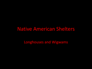Native American Shelters