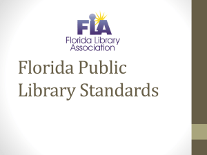 Florida Public Library Standards