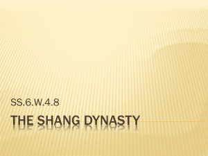 Shang Dynasty: Ancient China Presentation