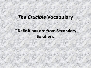 Vocabulary PowerPoint