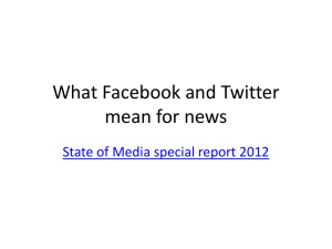 What Facebook and Twitter mean for news